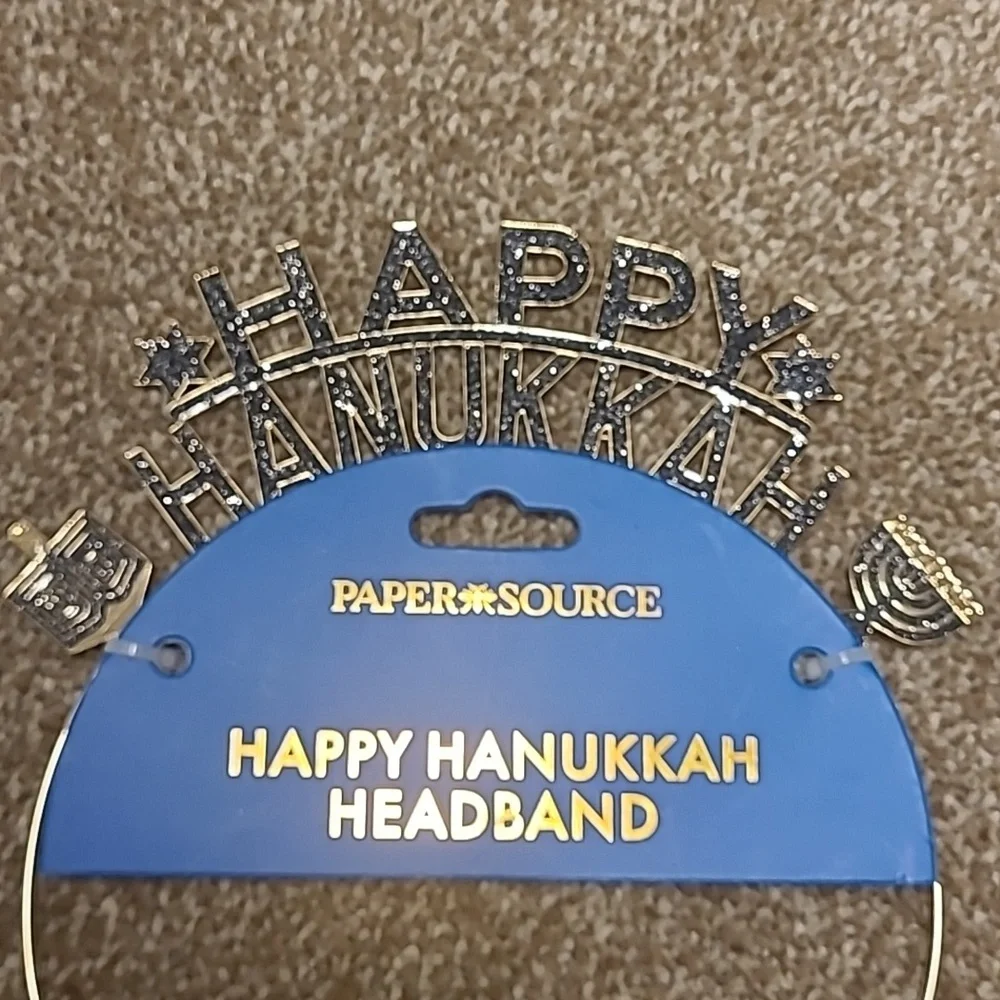 NWT Paper Source Happy Hanukkah Headband